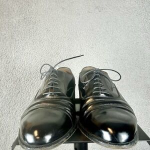 SALVATORE FERRAGAMO  Men's Newland Nero Calf Black Leather Lace-up OXFORD Sz 11‎